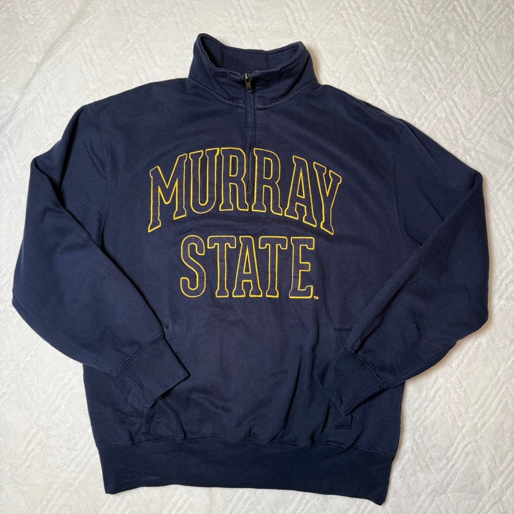 Collegiate Varsity Murray State Racers Quarter Zip Sweatshirt Navy M